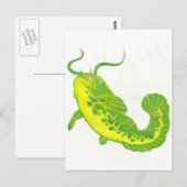 Lucky Catfish Postkarte (Vorne/Hinten)