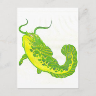 Lucky Catfish Postkarte