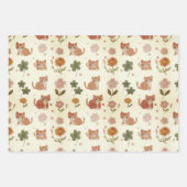 Lucky Cats and Clovers Geschenkpapier Set (Vorderseite 2)