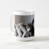 Lucky Cats Bester Papa Kaffeetasse (Vorderseite Links)