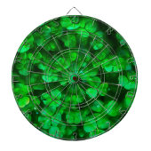 Lucky Celtic Irish Green Kleeblatts Dartscheibe (vorne)