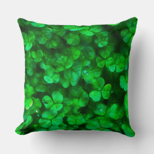 Lucky Celtic Irish Green Kleeblatts Kissen