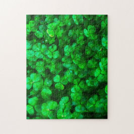 Lucky Celtic Irish Green Kleeblatts Puzzle