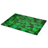 Lucky Celtic Irish Green Kleeblatts Schneidebrett (Ecke)