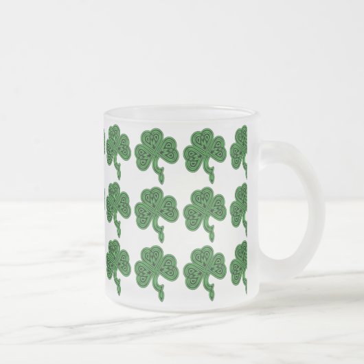Lucky Celtic Kleeblatt Beer Tasse (Rechts)