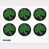 Lucky Celtic Kleeblatt Sticker (Blatt)