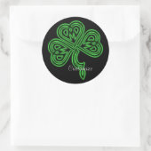 Lucky Celtic Kleeblatt Sticker (Tasche)
