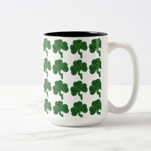 Lucky Celtic Kleeblatt Tasse (Rechts)