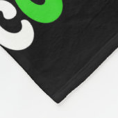 Lucky chaos coordinator shamrock leopard gnomes fleecedecke (Ecke)