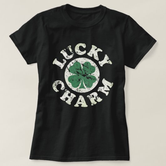 Lucky Charm [4-Blatt] T-Shirt (Design vorne)