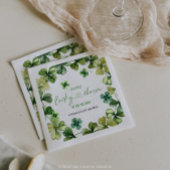 Lucky Charm Baby Dusche Kleeblatt Klee Serviette