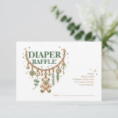 Lucky Charm Baby Dusche Windelwaschkarte Einladung (Stehend Vorderseite)