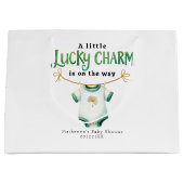 Lucky Charm Baby Showbeutel Große Geschenktüte (Vorderseite)