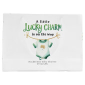 Lucky Charm Baby Showbeutel Große Geschenktüte (Rückseite)