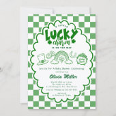 Lucky Charm Baby Shower Invitation Einladung (Vorderseite)