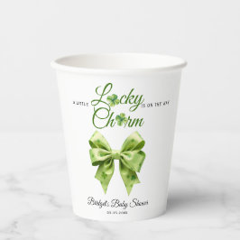 Lucky Charm Bogen St. Patrick's Day Babydusche Pappbecher