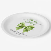 Lucky Charm Bogen St. Patrick's Day Babydusche Pappteller (Schrägansicht)