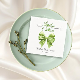 Lucky Charm Bogen St. Patrick's Day Babydusche Serviette