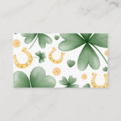 Lucky Charm Books for Baby Card Begleitkarte (Rückseite)