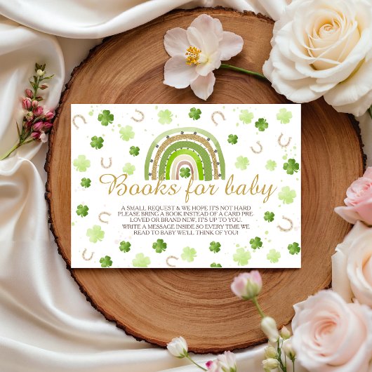 Lucky Charm Books for Baby Card Begleitkarte