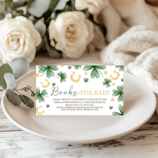 Lucky Charm Books for Baby Card Begleitkarte