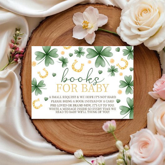 Lucky Charm Books for Baby Card Begleitkarte