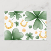 Lucky Charm Books for Baby Card Begleitkarte (Rückseite)