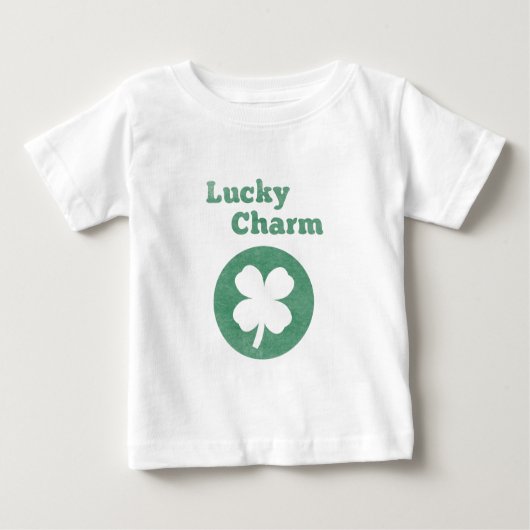 Lucky Charm Clover für viel Glück Baby T-Shirt (Vorderseite)