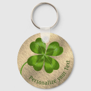 Lucky Charm Clover Vintage Personalisierte Viel Gl Schlüsselanhänger