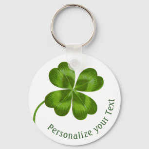 Lucky Charm Clover Vintage Personalisierte Viel Gl Schlüsselanhänger