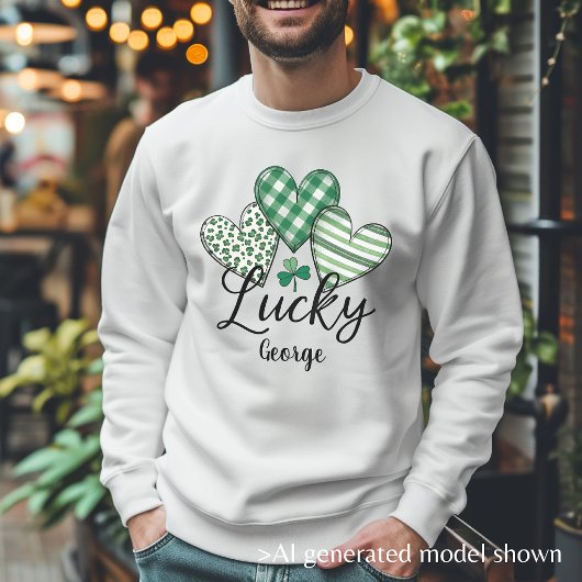 Lucky Charm: Custom St. Patrick's Day Men's T-Shirt