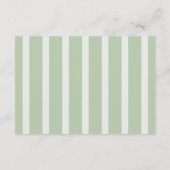 Lucky Charm Diaper Raffle Card Begleitkarte (Rückseite)