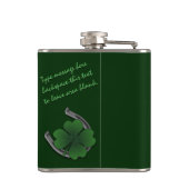 Lucky Charm Flask St. Patrick's Luck Drink Flask Flachmann (Rückseite)