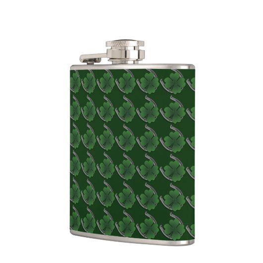Lucky Charm Flask St. Patrick's Luck Drink Flask Flachmann (Links)