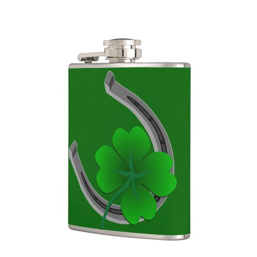 Lucky Charm Flask St. Patrick's Luck Drink Flask Flachmann (Links)