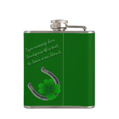 Lucky Charm Flask St. Patrick's Luck Drink Flask Flachmann (Rückseite)