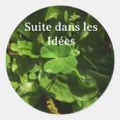 Lucky Charm - Glücksbringer Runder Aufkleber (Vorderseite)