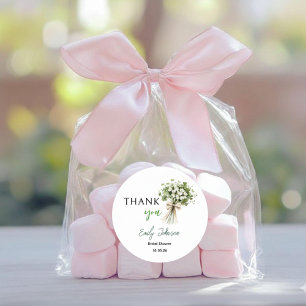 Lucky Charm Hochzeitsdusche Dankeschön Geschenk Au Runder Aufkleber