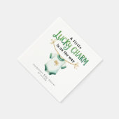 Lucky Charm Irish Baby Dusche Napkins Serviette (Ecke)