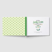 Lucky Charm Irish Baby Showbook Gästebuch (Voll)