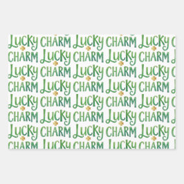 Lucky Charm Irish Baby Showhandtücher Geschenkpapier Set