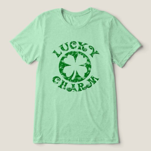 Lucky Charm Irish St. Patrick's Day T - Shirt (Design Vorderseite)