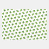 Lucky charm Klee St. Patrick's Day Baby Shower Geschenkpapier Set (Vorderseite 2)
