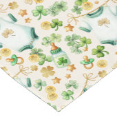 Lucky Charm Kleeblatt Babydusche Tischläufer (Ecke)