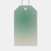 Lucky Charm Kleeblatt und Rainbow Baby Dusche Geschenkanhänger (Rückseite)