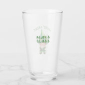 Lucky Charm Leprechaun Gnome - Personalisiert Glas (Rückseite)