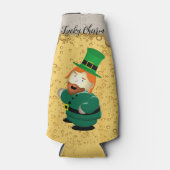 Lucky Charm Leprechaun Irish Bubbly Golden Beer Flaschenkühler (Vorderseite)