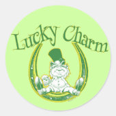 Lucky Charm Leprechaun Sticker (Vorderseite)