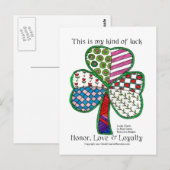 Lucky Charm-Postkarten Postkarte (Vorne/Hinten)