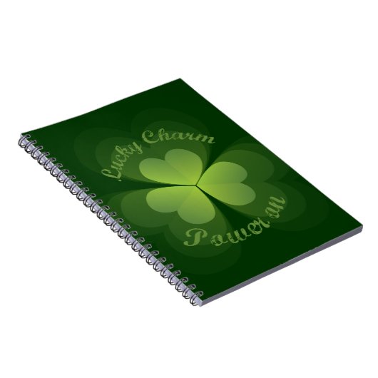 Lucky Charm Power On Notizblock (Rechte Seite)